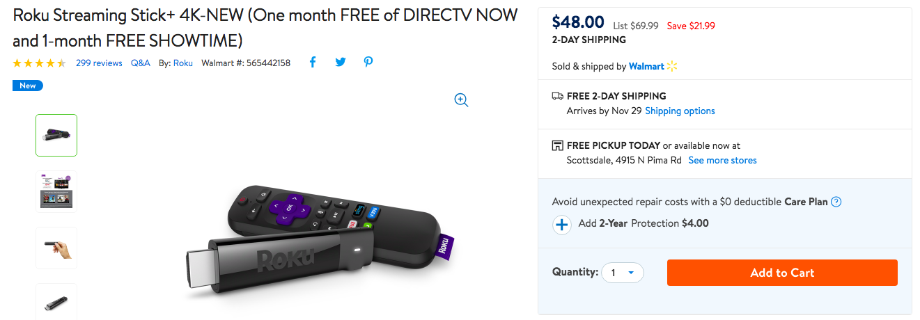 WalMart Black Friday Deal Offers Steep Discount on Roku Devices