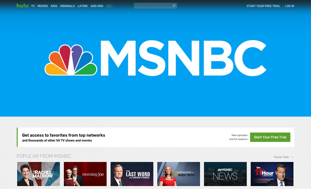 How to Watch MSNBC Live Without Cable 2021 - Top 5 Options