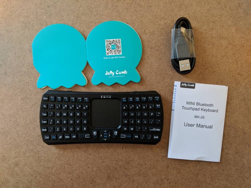 Jelly Comb MINI Wireless Keyboard Review Thin, Affordable, and Reliable