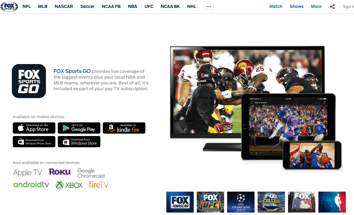 How To Watch Fox Sports Live On Amazon Fire Tv Your Top 6 Options