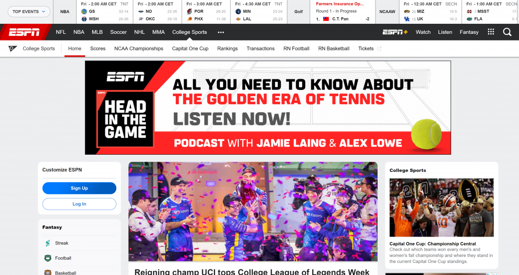 How To Watch Espnu Live Without Cable 2019 Top 7 Options