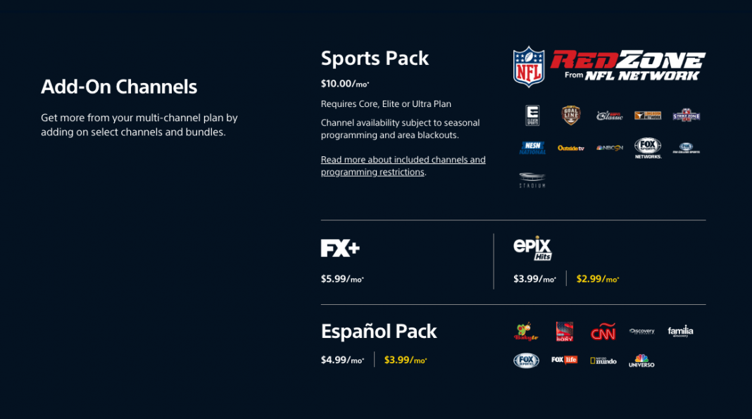 PlayStation Vue Plans and Pricing 2019 - Everything You Need to Know