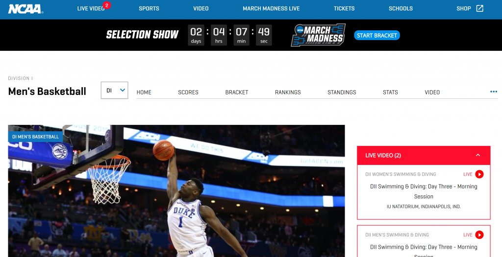 How to Watch March Madness Without Cable - Your Top 6 Options