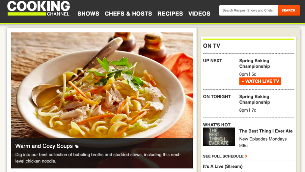 How to Watch the Cooking Channel Live in 2020 Top 5 Options