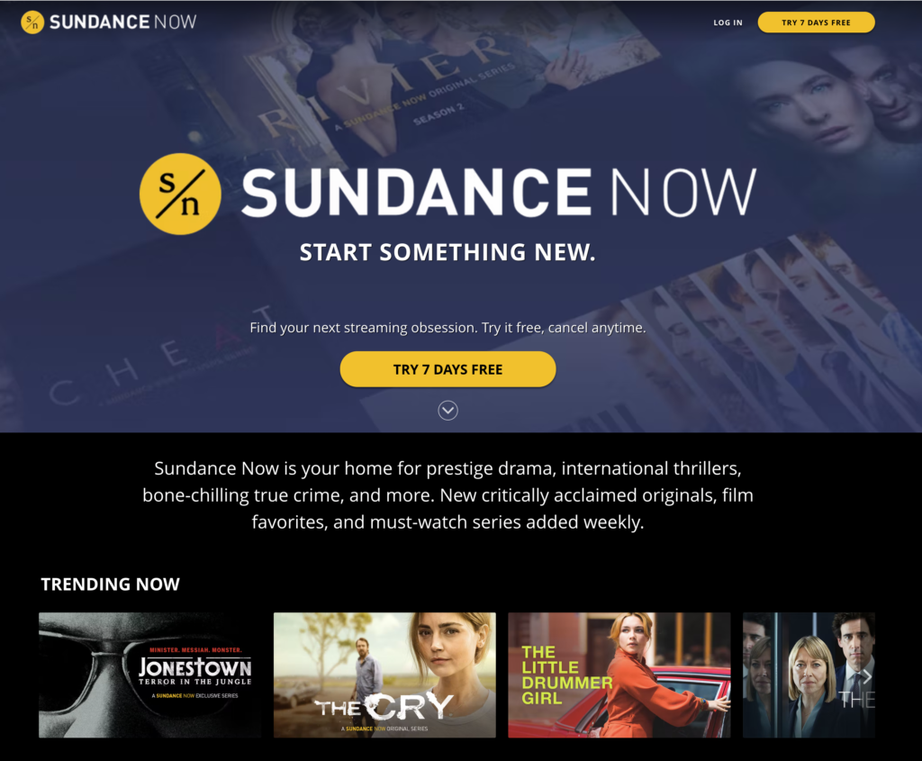 Sundance Now Review 2022 Curated Catalog of Quality Content Flixed