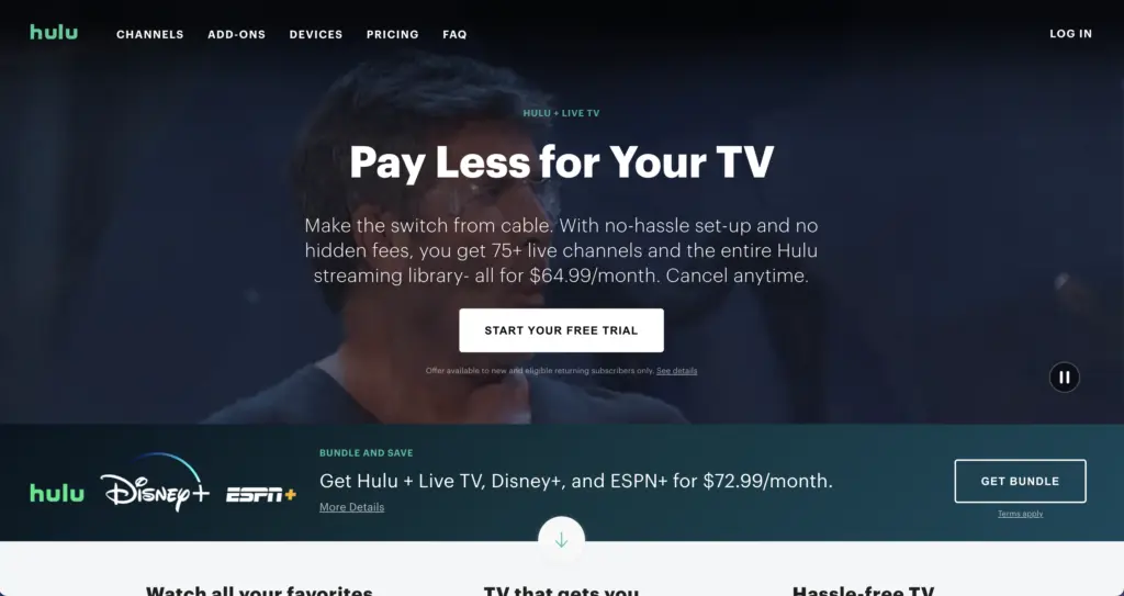 Source: Hulu With Live TV