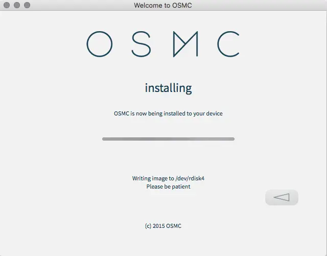 Source: Flixed. The OSMC image is now burning to the selected SD card.