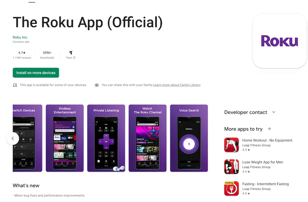 Source: Google Play Store