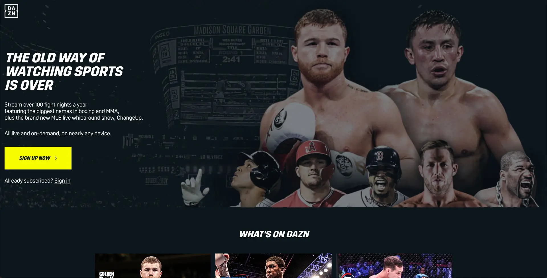 Source: DAZN