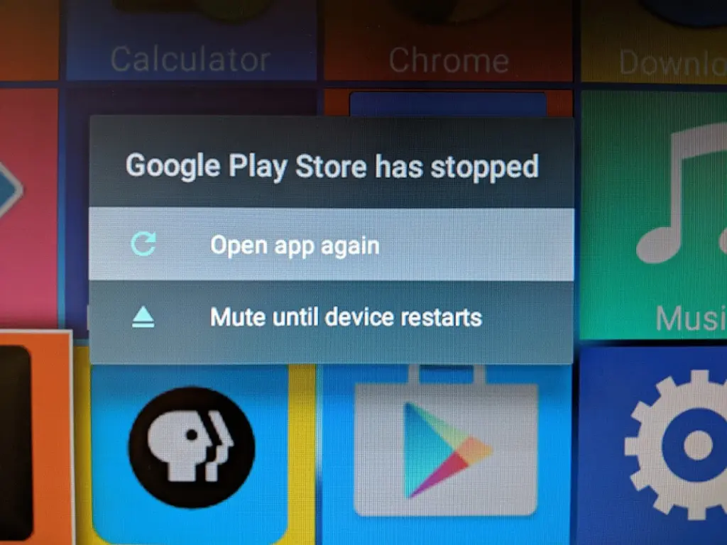 This message appears every time I try to update the Netflix app. Source: Flixed.io