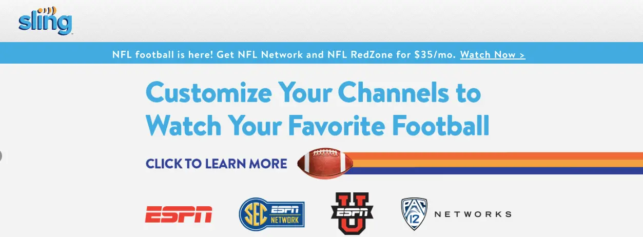 Source: Sling TV