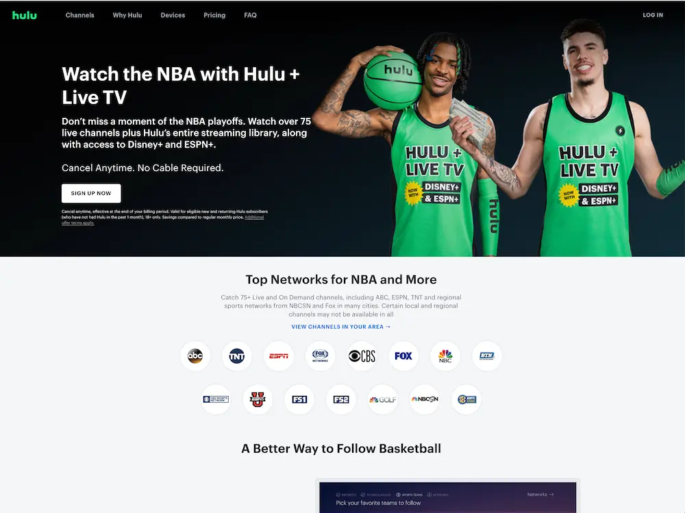 Source: Hulu + Live TV
