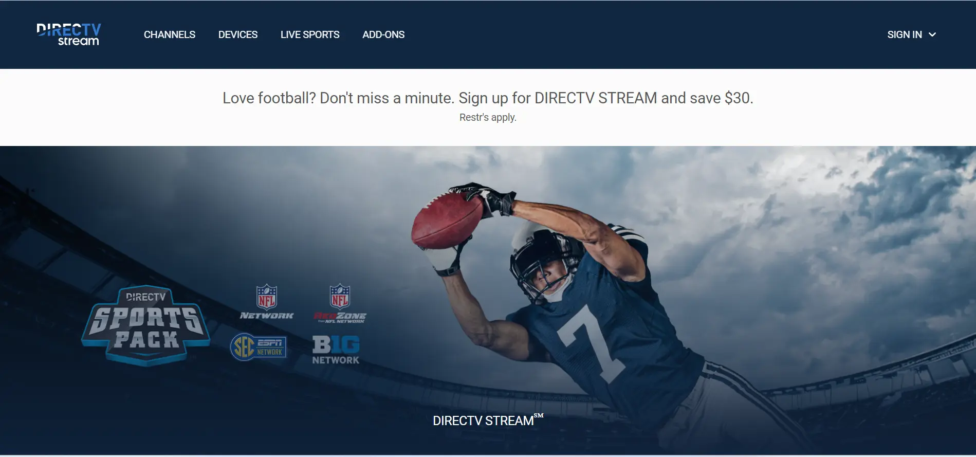Source: DirecTV Stream