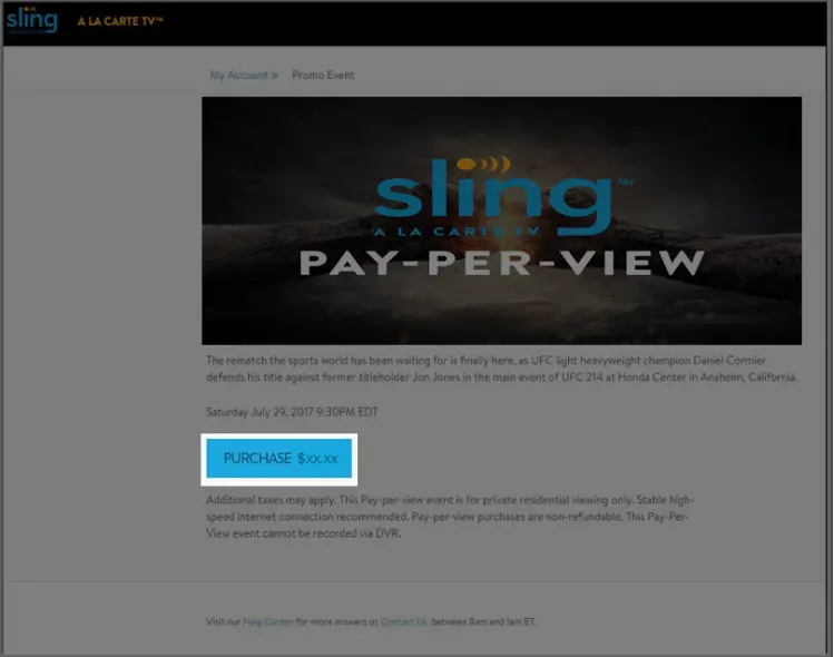 Source: Sling TV