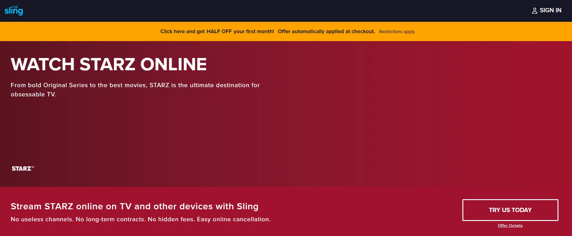 Source: Sling TV