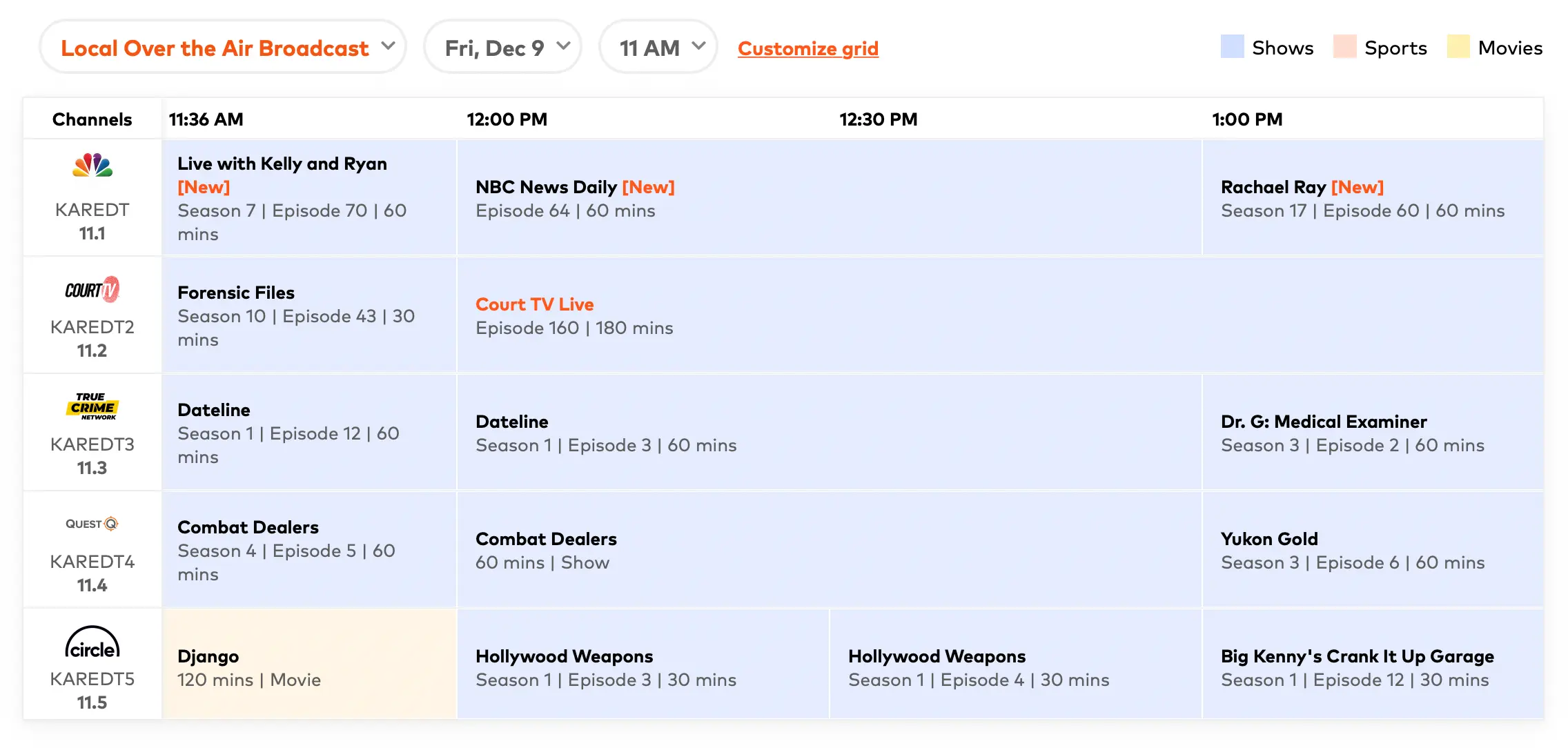 Source: Flixed TV Guide
